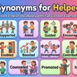 Synonyms for Helped