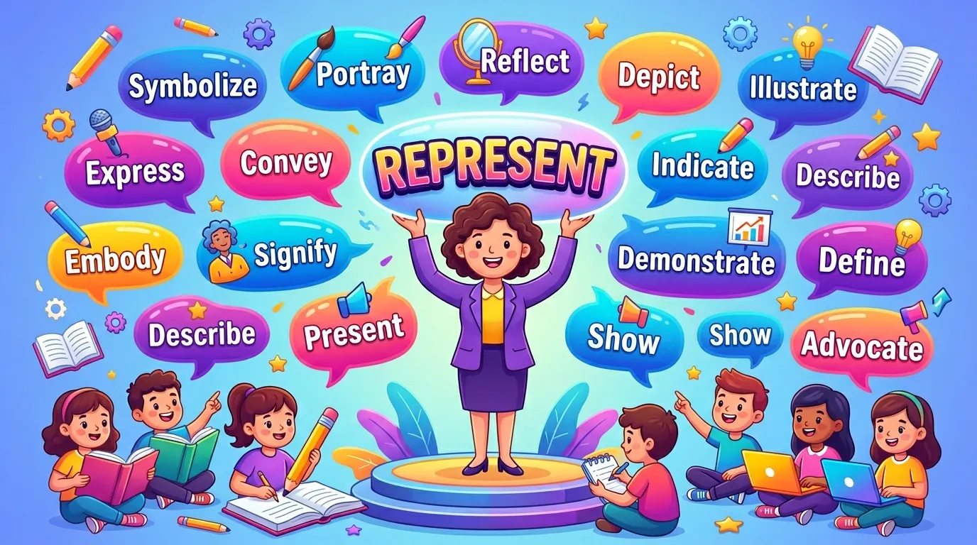 Synonyms for Represent