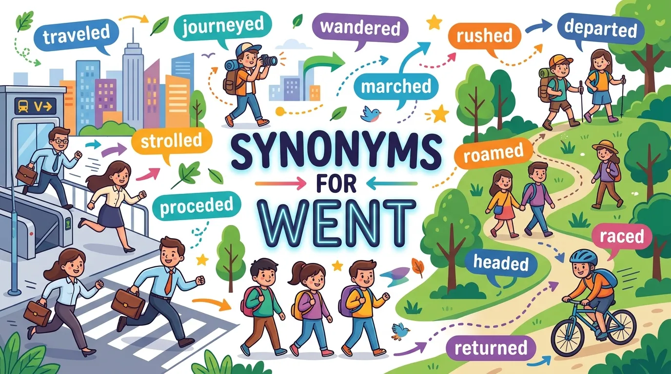 synonyms-for-went
