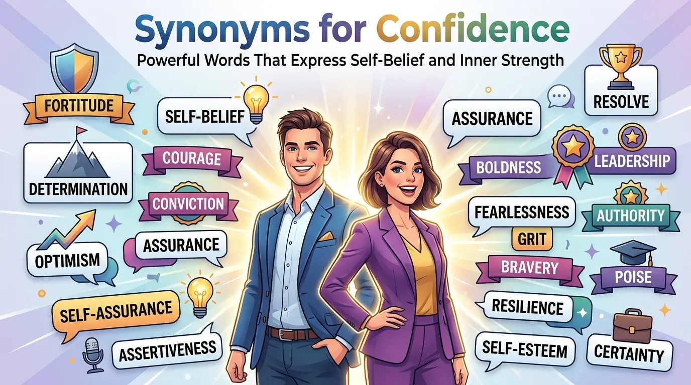 Synonyms for Confidence