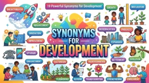 Synonyms for Development