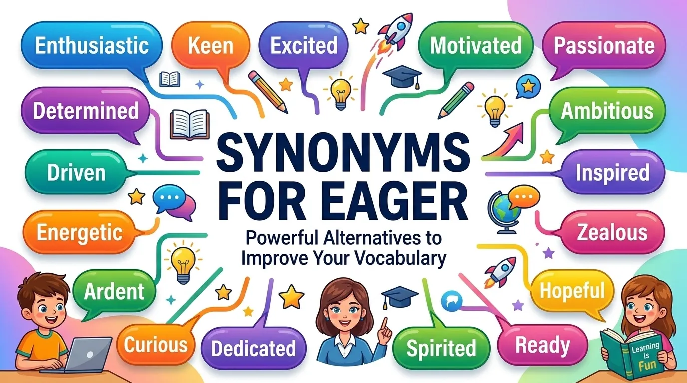 Synonyms for Eager