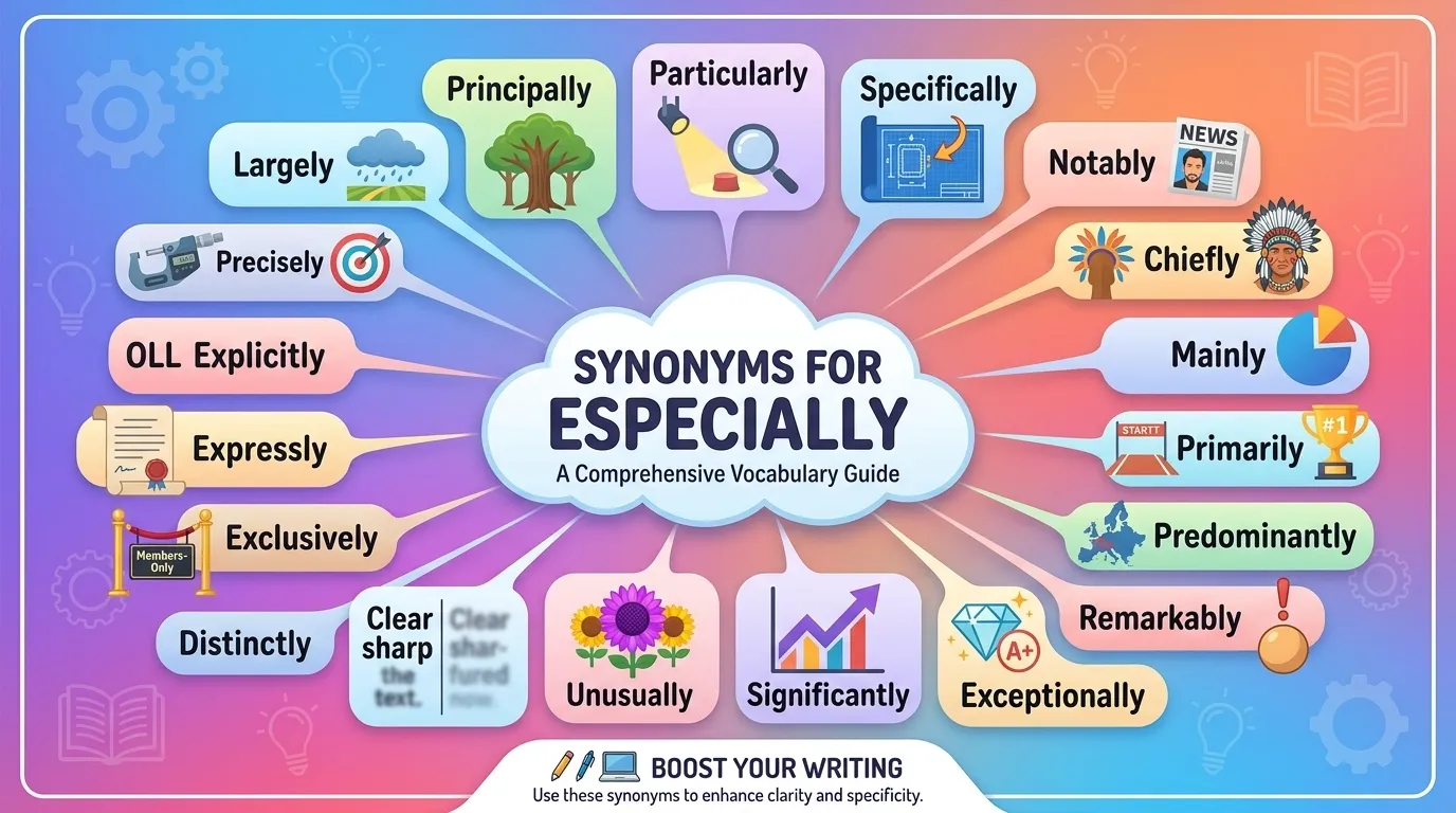 Synonyms for Especially
