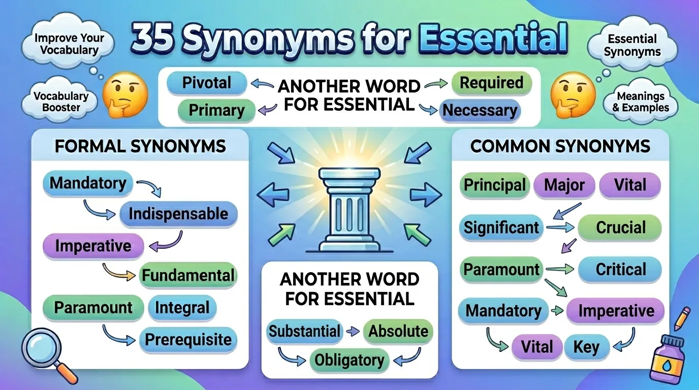 Synonyms for Essential