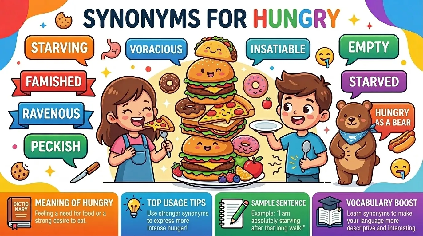 Synonyms for Hungry