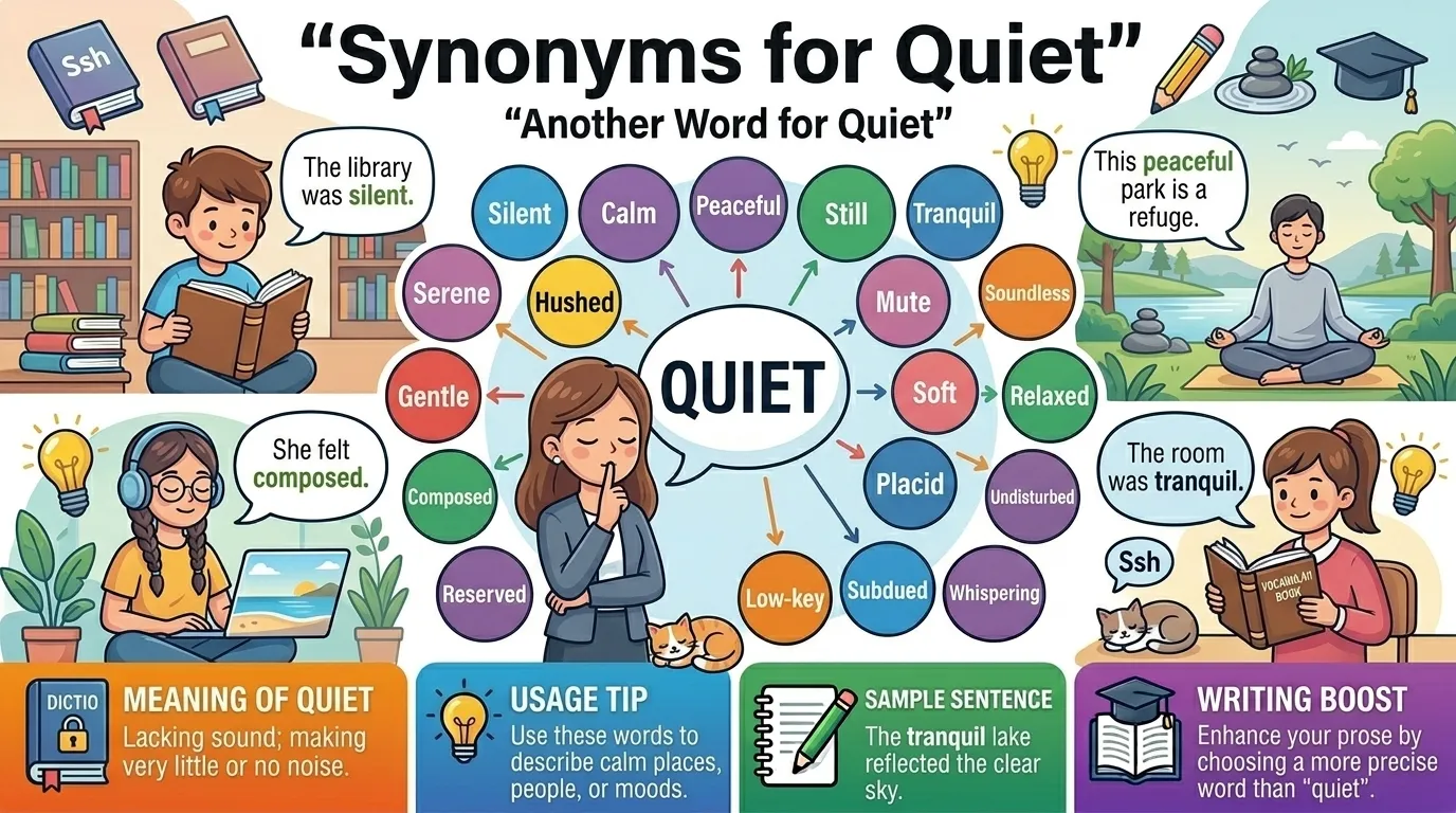 Synonyms for Quiet