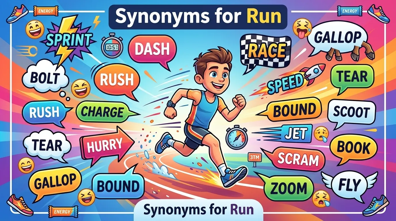Synonyms for Run