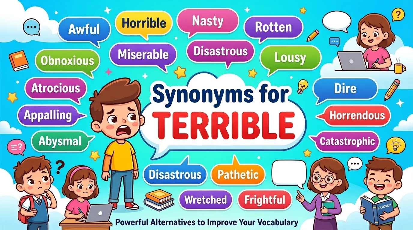 Synonyms for Terrible