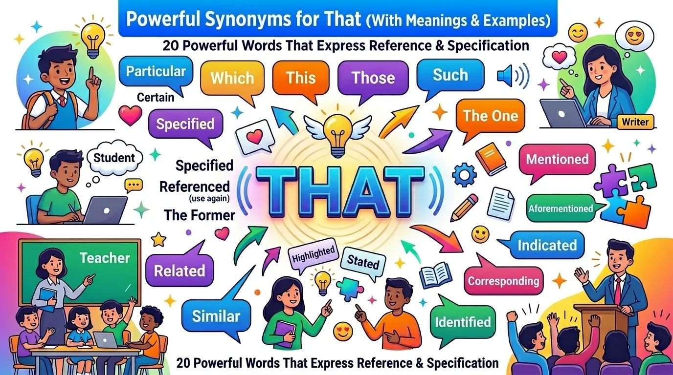 Synonyms for That