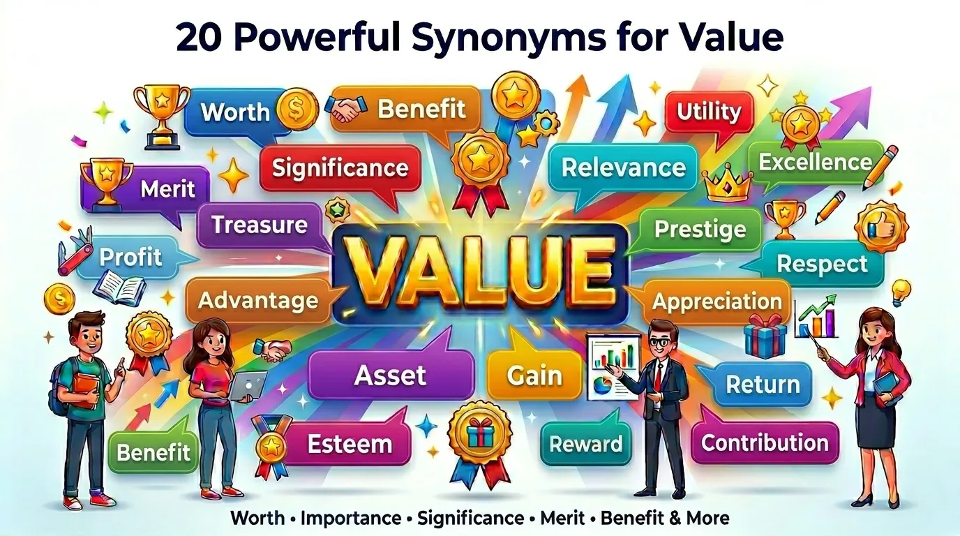 Synonyms for Value
