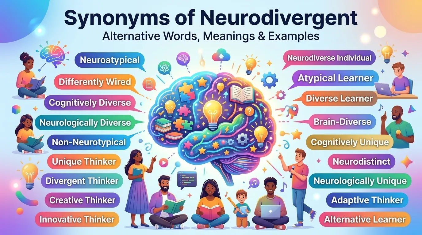 Synonyms of Neurodivergent