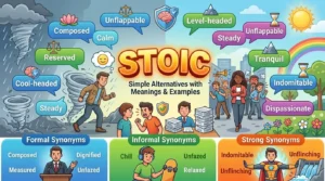 Synonyms of Stoic