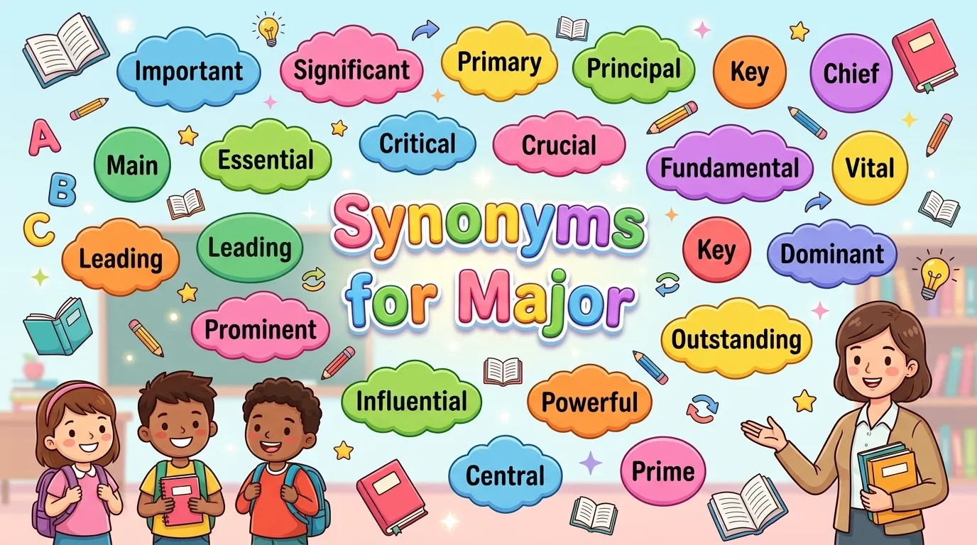 Synonyms for Major