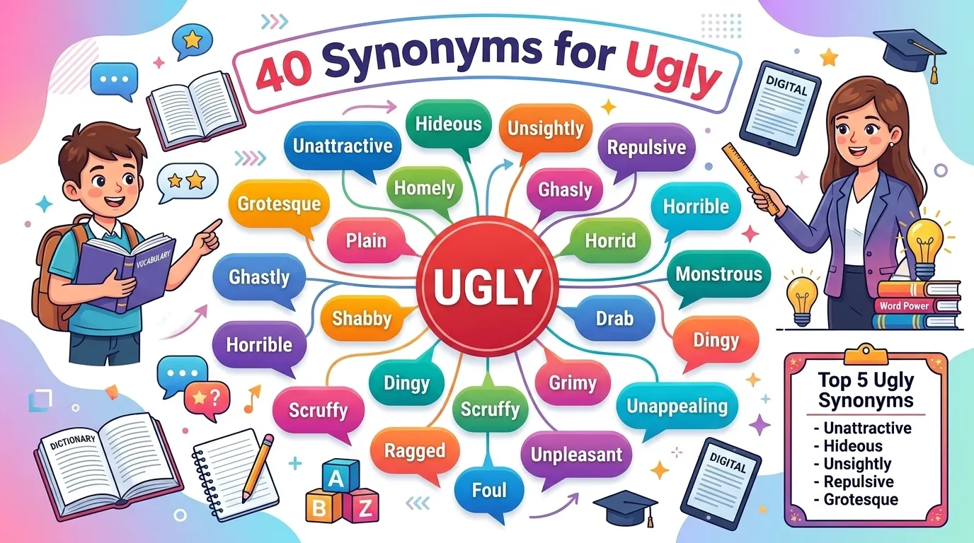 Synonyms for Ugly